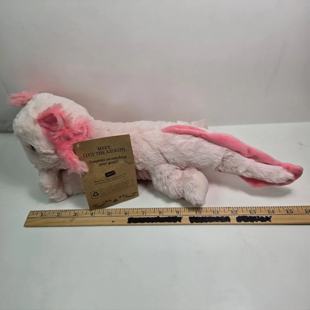 Girl Scouts Lucy the Axolotl Plush 15 inch Own Your Magic Pink Stuffed Animal